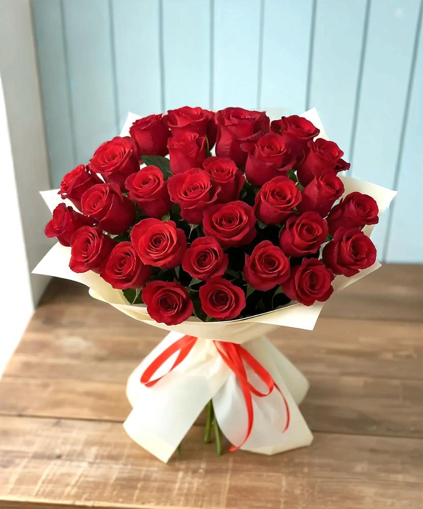 Букет 29 Красных роз в Чуфарово