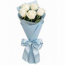 Букет 5 Белых роз Проуд #REPLACE_PRED# Чуфарово