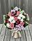 Букет цветов из: Альстромерии, Гвоздики, Розы и Хризантемы в Чуфарово