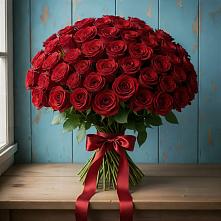 Букет Красные розы Блэк Меджик в Чуфарово