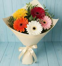 Букет цветов из:  Герберы в Чуфарово
