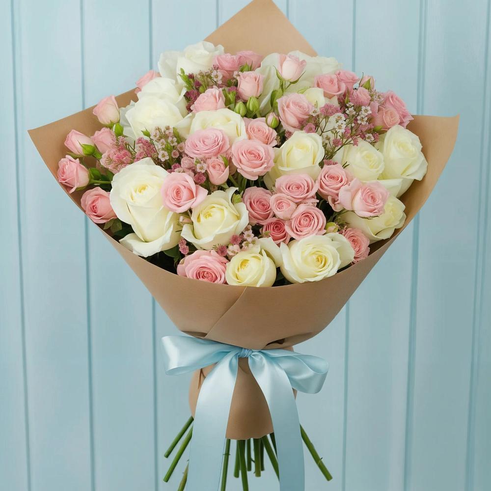 Букет цветов из: Розы в Чуфарово