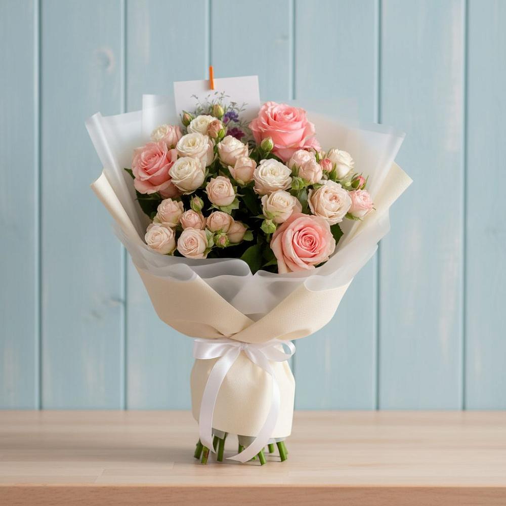 Букет цветов из: Розы в Чуфарово