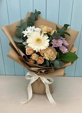 Букет цветов из:  Герберы и Хризантемы в Чуфарово