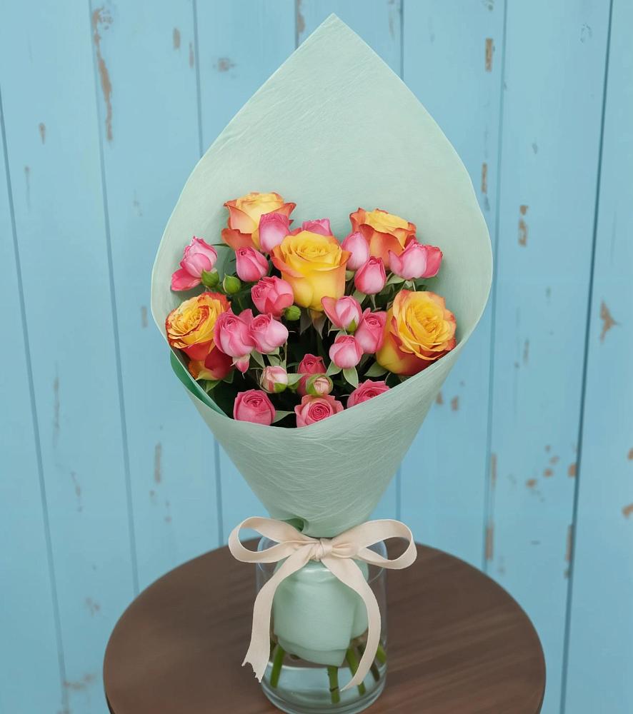 Букет цветов из: Розы в Чуфарово