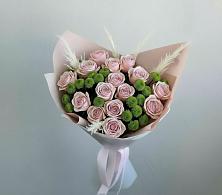 Букет цветов из:  Розы и Хризантемы в Чуфарово