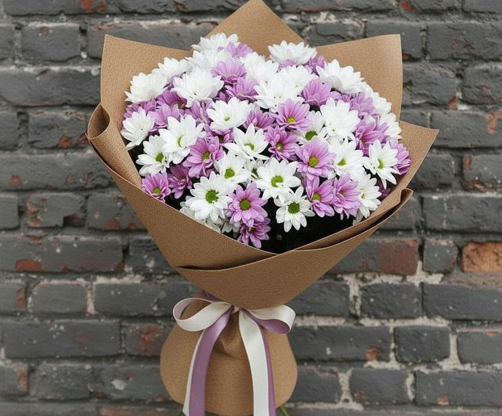 Букет цветов из: Хризантемы в Чуфарово