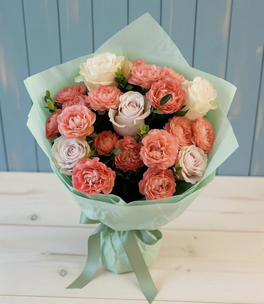 Букет цветов из: Розы в Чуфарово