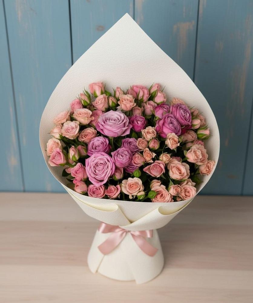 Букет цветов из: Розы в Чуфарово