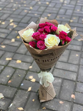 Букет цветов из: Розы в Чуфарово