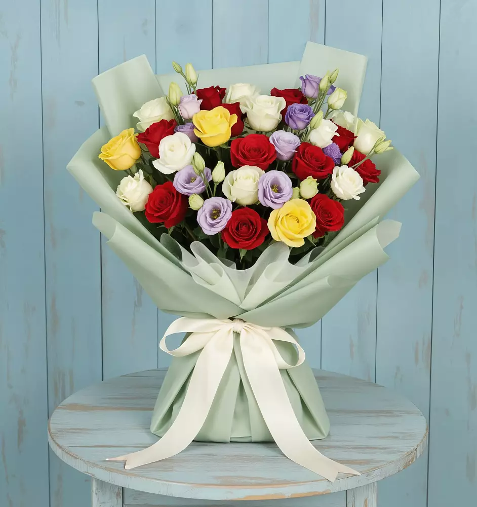 Букет цветов из: Розы в Чуфарово